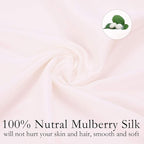 JOGJUE Silk Pillowcase for Hair and Skin 2 Pack 100% Mulberry Silk Bed - Image 2