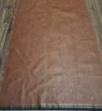 NAT Leathers | Brown pebblegrain Soft Faux Vegan Leather Fabric Sheet PU Peta - Image 6