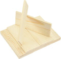 MECCANIXITY 10Pcs Wood Strips Slats, 3/16" x 1‑5/8" x 4" Thin Wood Sticks Flat by MECCANIXITY