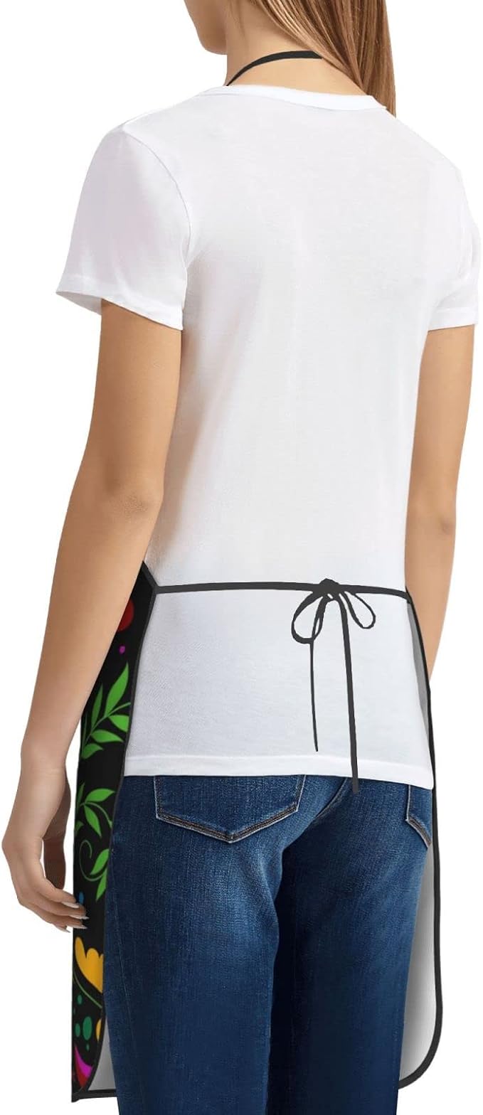 Apron Cooking Chef Work Shop Women Men Baking Decorations Painting Bbq Grilling - Image 5