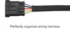 25ft - 3/8 inch PET Expandable Braided Sleeving – Black – Alex Tech Braided - Image 3