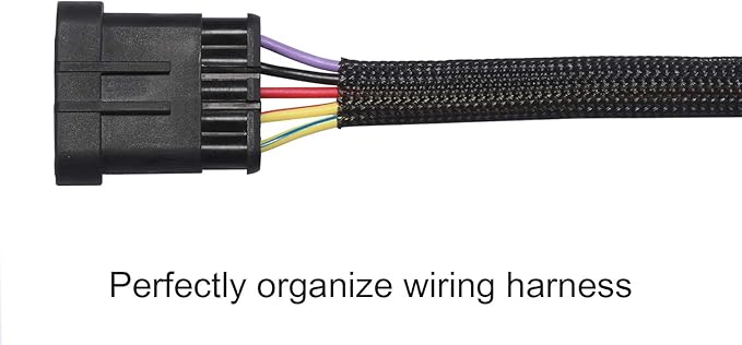 100ft - 3/8 inch PET Expandable Braided Sleeving – Black – Alex Tech Braided - Image 3