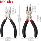 WISEUP Jewelry Pliers Set - 6 in 1 Bail Making Plier - Image 2