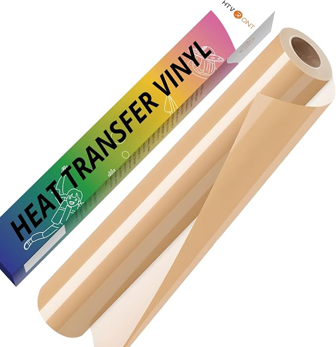 HTVRONT Tan HTV Vinyl Roll by HTVRONT