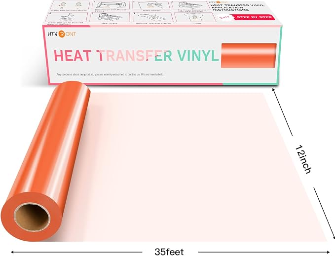 HTVRONT HTV Vinyl Rolls Heat Transfer Vinyl - Image 7