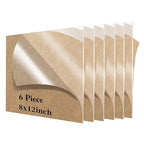 6 Pieces 8" x 12"Plexiglass Sheet, 1/8”Thick Clear Acrylic Sheet, by Lesnlok