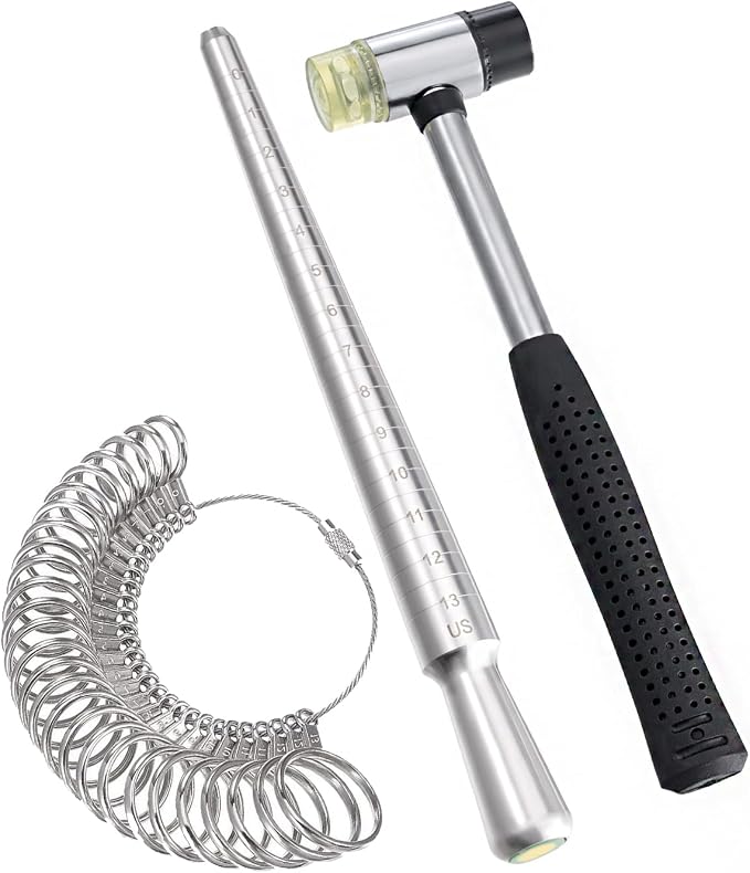 Meowoo Ring Sizer Measuring Tool Set, Metal Ring Guage by MeowooOfficial