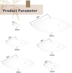 BENECREAT 6PCS Leaf Quilting Templates Set, Quilting Sewing Needlework Craft - Image 2