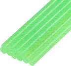 uxcell Mini Hot Glue Sticks for Glue Gun 0.27-inch x 4-inch Green Glitter 10pcs by uxcell