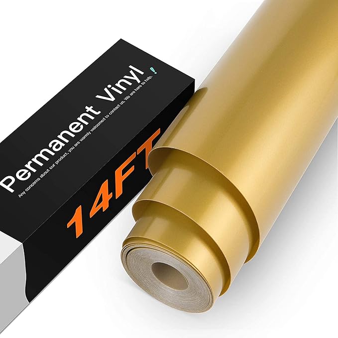 HTVRONT Bronze Gold Adhesive Vinyl by HTVRONT