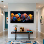 ZESTRILIA Colorful Discus Fish Canvas Wall Art, Vibrant Tropical Fish Print - Image 7