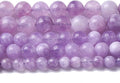 8mm 45pcs Natural Lavender Amethyst Beads Round Loose Gemstone Crystal Energy by NaturalStoneBeads