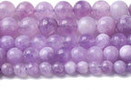 8mm 45pcs Natural Lavender Amethyst Beads Round Loose Gemstone Crystal Energy by NaturalStoneBeads
