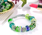 Aipridy European Large Hole Beads, Colorful Glass Charm Beads Set - Image 5