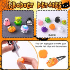 DIYDEC 50pcs Halloween Mini Resin Figures 50 Styles Tiny Resin Figures - Image 4