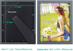 RPJC 11x14 inch Picture Frame Made of Solid Wood and High Definition Glass - Image 4