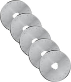 45mm Rotary Cutter Blades 5-Pack Replacement Blades Fits Fits Fiskars, DAFA by ALHXGUSLO