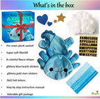 Axolotl Plushie Kit, DIY Animal Toy Crafts - Image 5