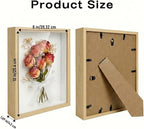 3 Pcs 8x10 Inch Shadow Box Frames Acrylic, Shadow Box Frame Display Cases - Image 2