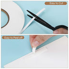 Tatuo 2 Rolls Double Sided Foam Tape PE Foam Tape Sponge Soft Mounting Adhesive - Image 4