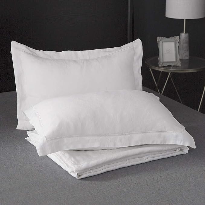 Simple&Opulence 100% French Flax Linen Duvet Cover Set - Image 7