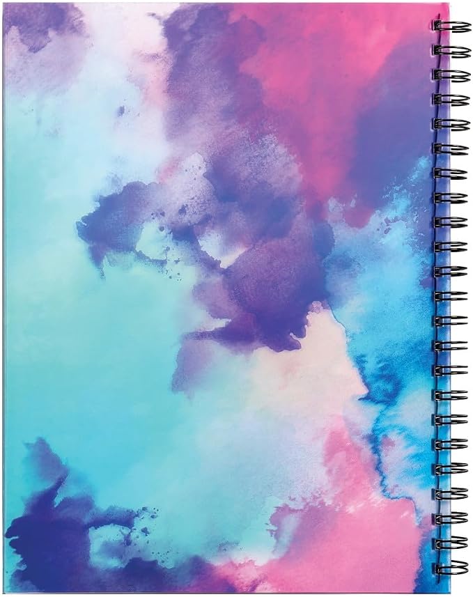 UCreate Fashion Poly Sketch Book, Watercolor Splash - Image 2