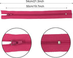 Zippers for Sewing, DOITEM 48 pcs 60cm/24 Inch Zippers Multicolor Nylon Coil - Image 3