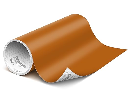 ORACAL 631 Matte Nut Brown Vinyl Durable Roll Easy to Weed Permanent Adhesive by Orafol