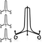 Artliving Plate Stands for Display, 8 Inch Black Iron Easel Plate Display Photo by Artliving