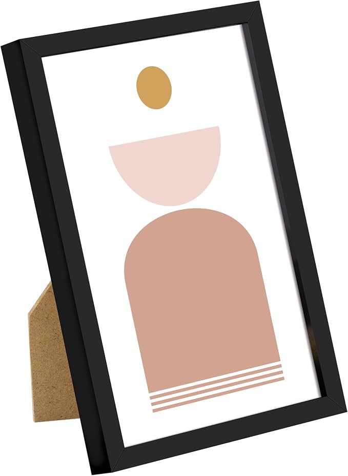 upsimples 4x6 Picture Frame Set of 3, Made of High Definition Glass - Image 2