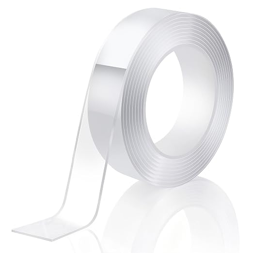 P7yaumy Double Sided Tape Heavy Duty 1.2in×20ft, Nano Tape Double Sided by P7yaumy