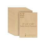 Baltic Birch Plywood, 3 mm 1/8 Craft Wood, B/BB Grade Baltic Birch Sheets by Woodpeckers