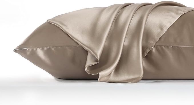 DISANGNI Silk Set: 22 Momme 100% Natural Mulberry Silk Pillow Case & Eye Mask - Image 5