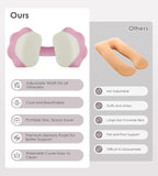 Memory Foam Maternity Pillow for Sleeping, Pregnancy Pillows Support for Back - Image 8