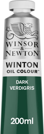 Winsor & Newton Winton Oil Color, 200ml Tube, Dark Verdigris by WinsorNewton