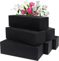 Prashent 6 Pcs Black Floral Foam Blocks by Prashent