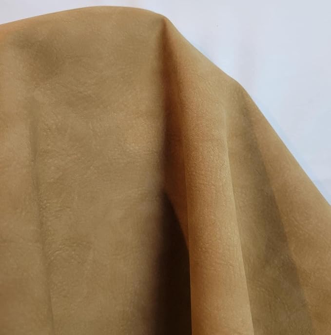 NAT Leathers | Calf Soft Faux Vegan Leather PU | 1 Yard Cut by Yard | Synthetic by NATLeathers