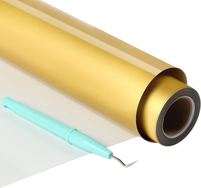 HTVRONT Gold HTV Roll Heat Transfer Vinyl by HTVRONT
