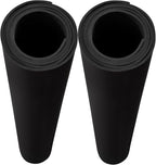 AMZQNART 2Pcs EVA Foam 6mm, Cosplay Foam 39x59 inch Black, High Density 90 kg/m³ by AMZQNART