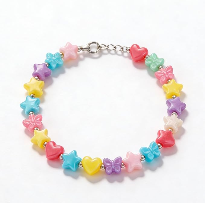 800pcs Pony Beads, Kandi Beads for Bracelets Making Kit, Hair Braids Crafts - Image 6