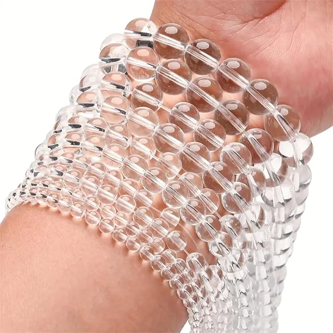Zenkeeper 116 Pcs Clear Quartz Beads - Image 5