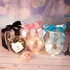 20 Clear Fillable Ornaments Balls- 100mm/3.94" Transparent Plastic Thickened - Image 5