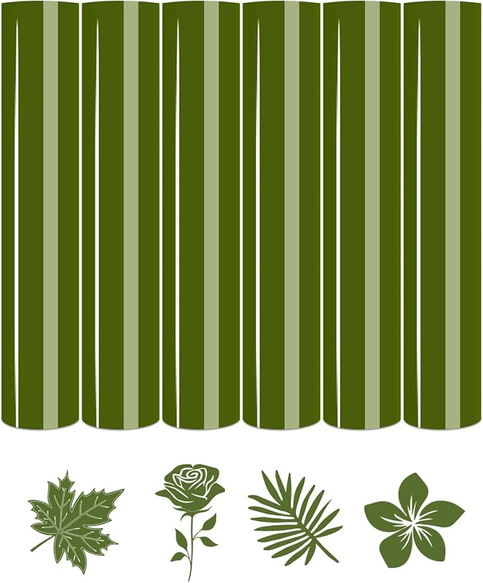 Tintnut Cactus Green Heat Transfer Vinyl, easy cut & weed, stretch washable by Tintnut