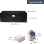 ProCase Watch Box, 14 Slot Mens Watch Case - Image 7
