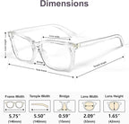 VISOONE Blue Light Blocking Glasses Square - Image 7