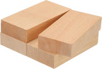 MECCANIXITY 4Pcs Basswood Carving Block, 0.8"x2"x4" Square Wooden Dowels Blocks by MECCANIXITY