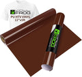 VINYL FROG Brown Heat Transfer Vinyl Roll 12" x5ft Matte HTV Vinyl | Brown Iron by VINYLFROG