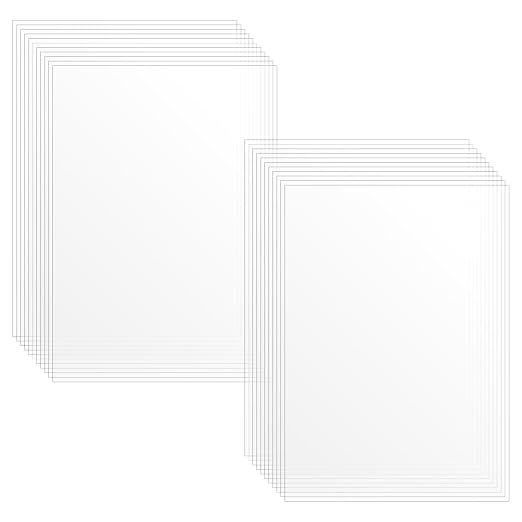 60PCS Heat Resistant Clear Acetate Sheets by Unknown