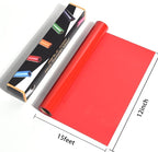 RENLI·TONG Red Vinyl Heat Transfer Roll - Image 2