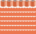 6 Rolls 196.8 Ft Fall Bulletin Board Borders by Bermoge